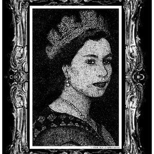 Rare Unique B&W Portrait Of The Queen*